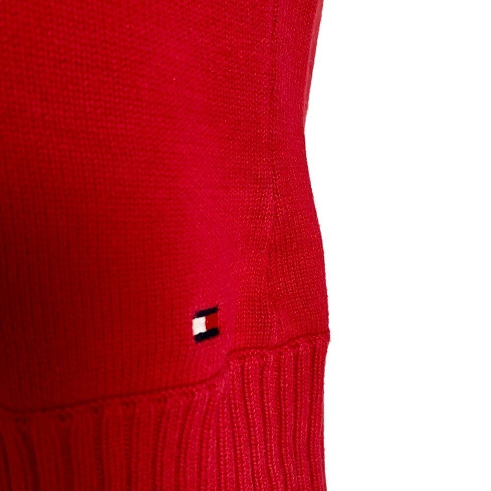 Tommy Hilfiger Red Mock Neck Sleeveless Sweater Women Small Vintage - Picture 6 of 8